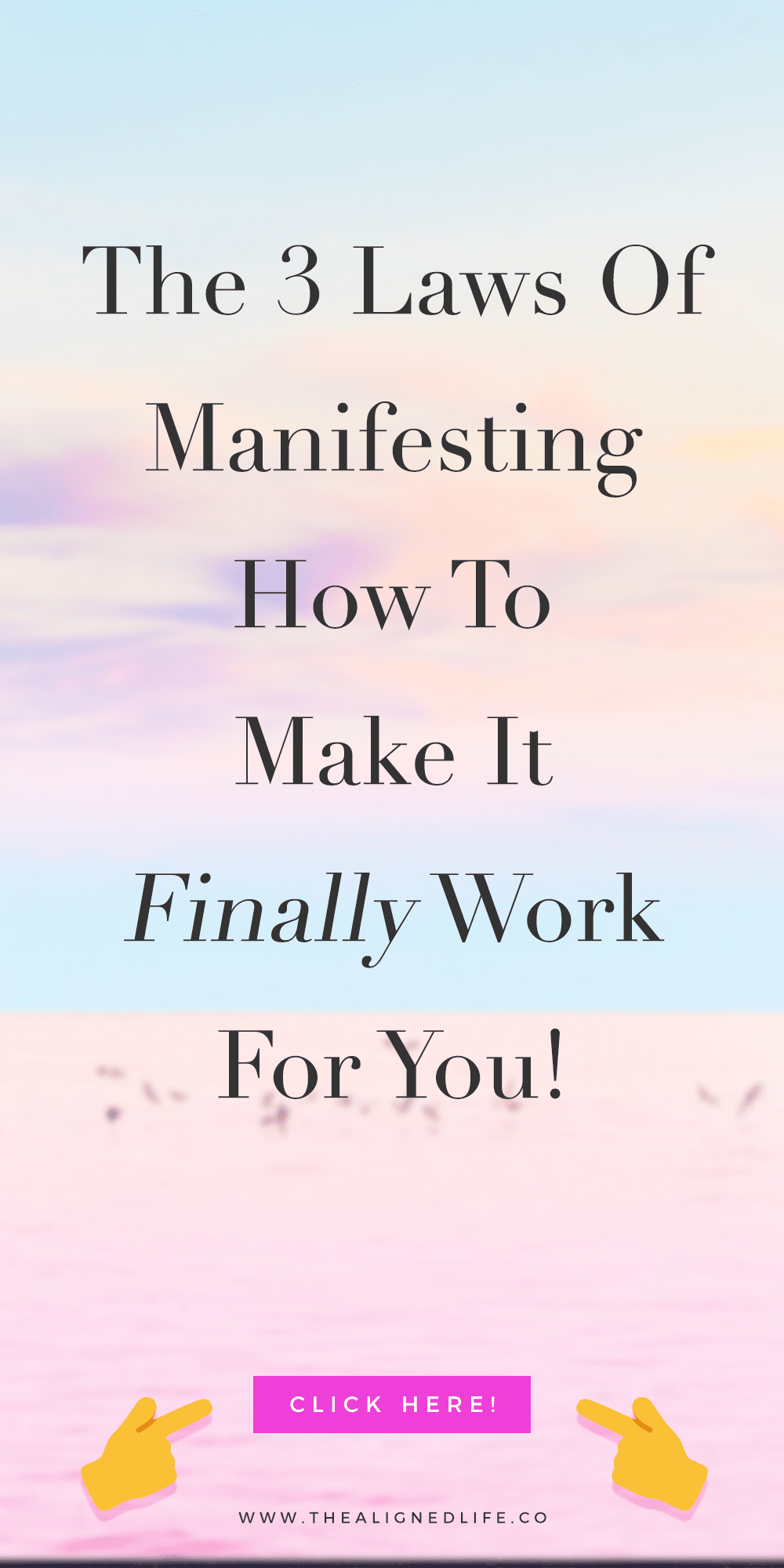 The 3 Laws Of Manifesting - How You Can Finally Make It Work For You!
