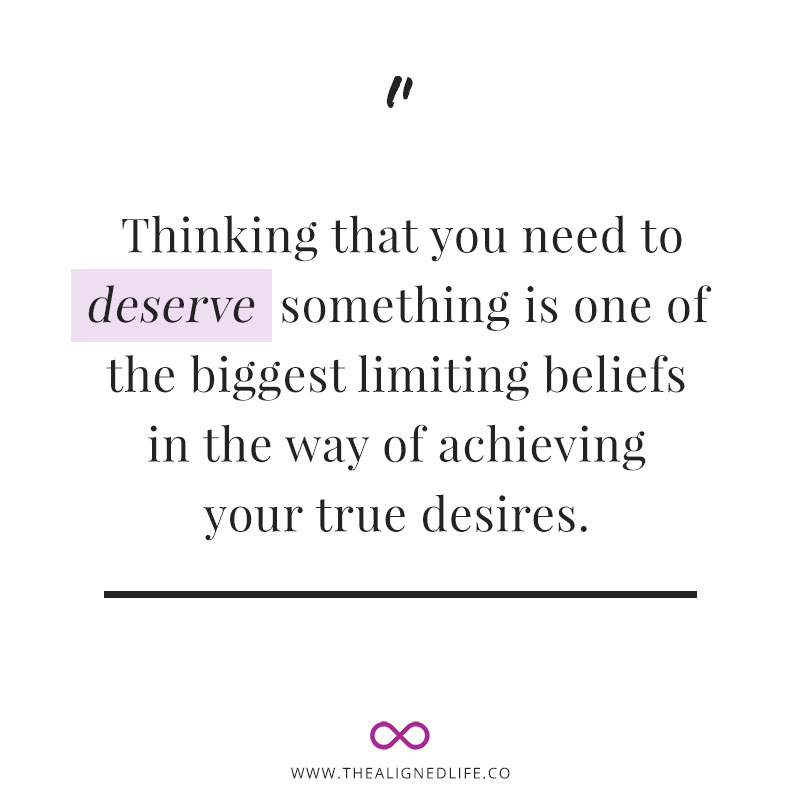 Getting What You Deserve + The Law of Attraction