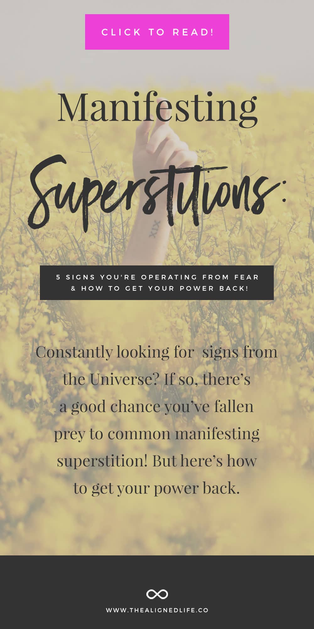 Manifesting Superstitions: 5 Signs You're Operating From Fear & How To Get Your Power Back!