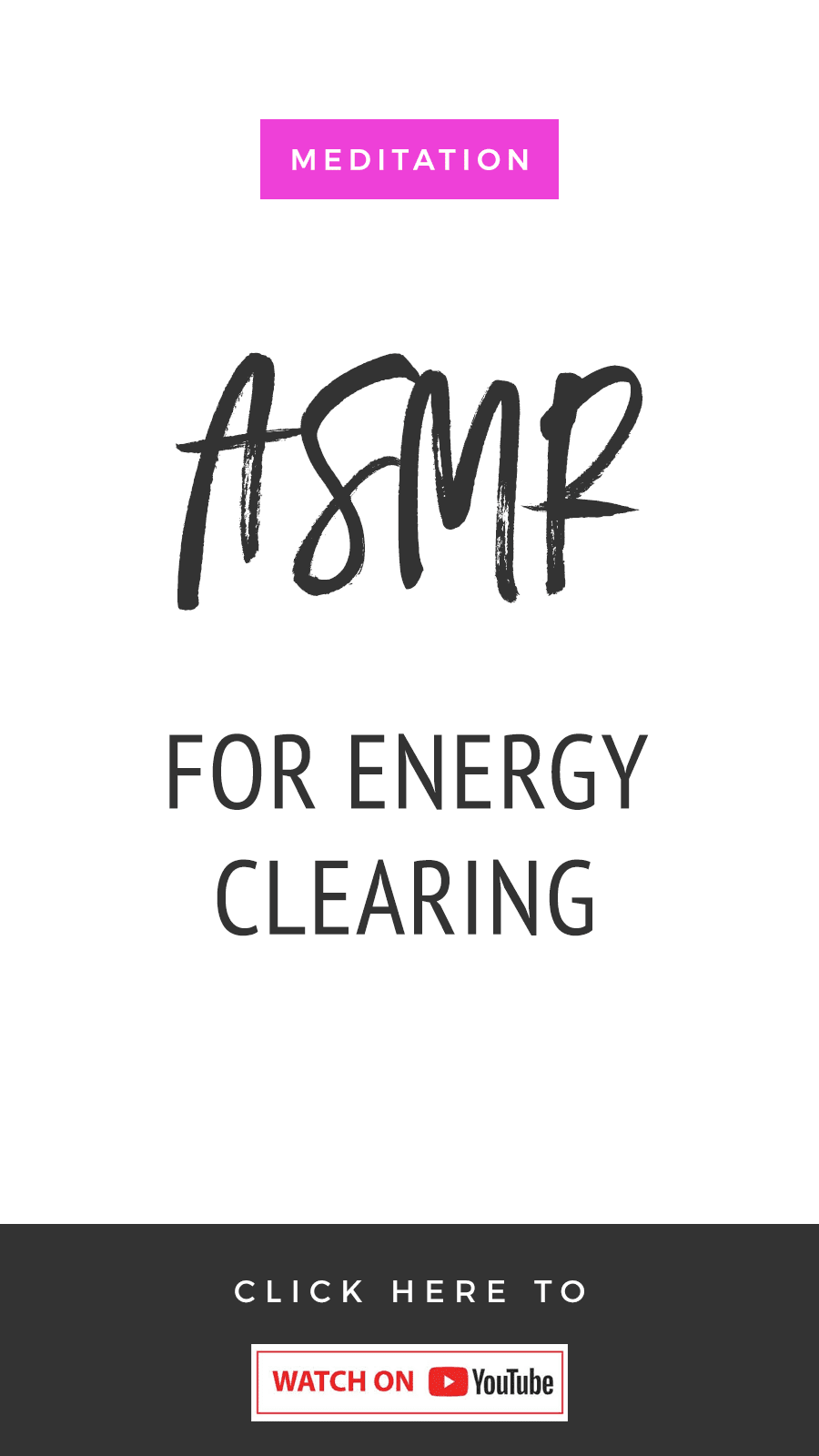 ASMR Meditation For Energy Clearing