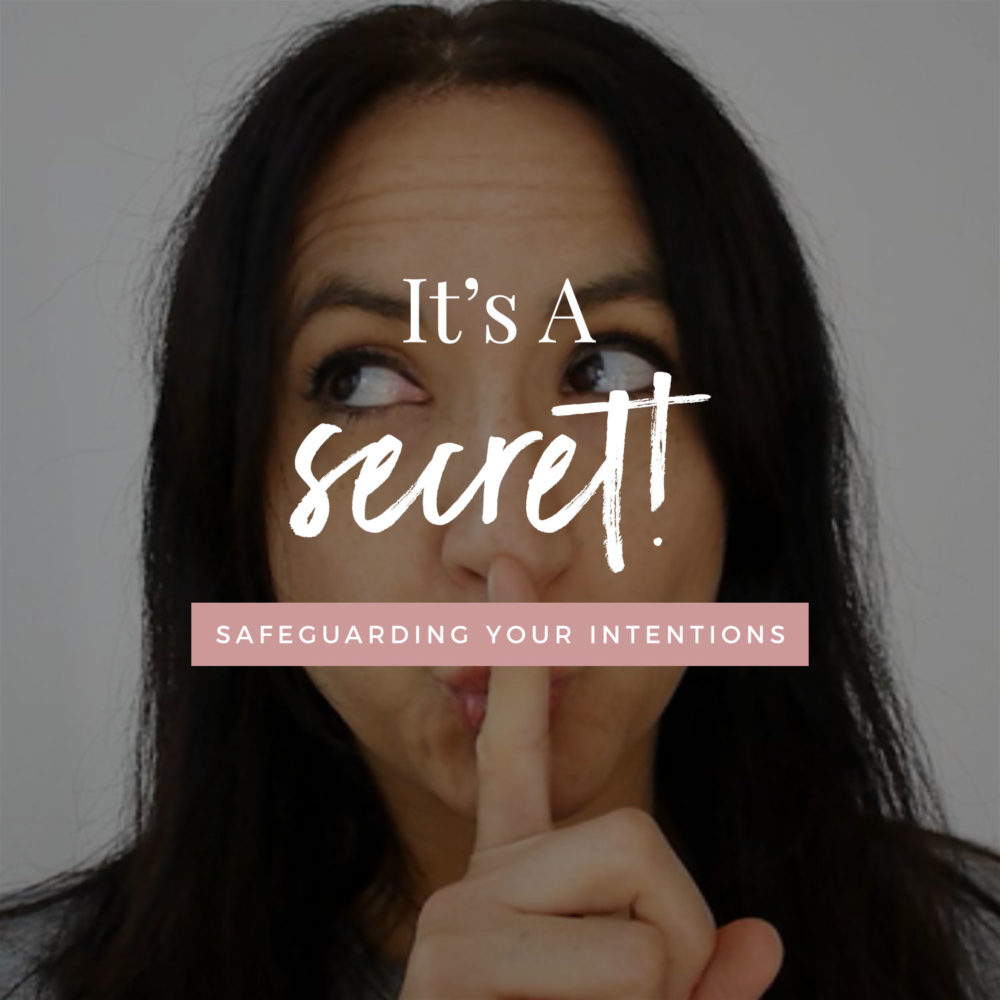 It's A Secret! Safeguarding Your Intentions