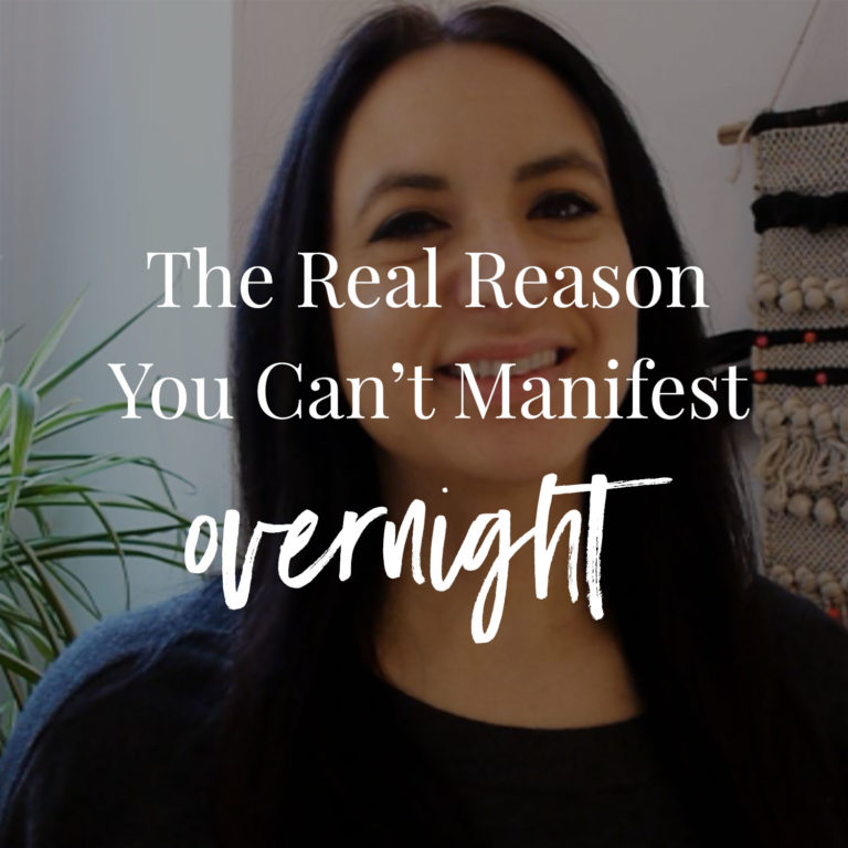 Video: The Real Reason You Can’t Manifest Overnight