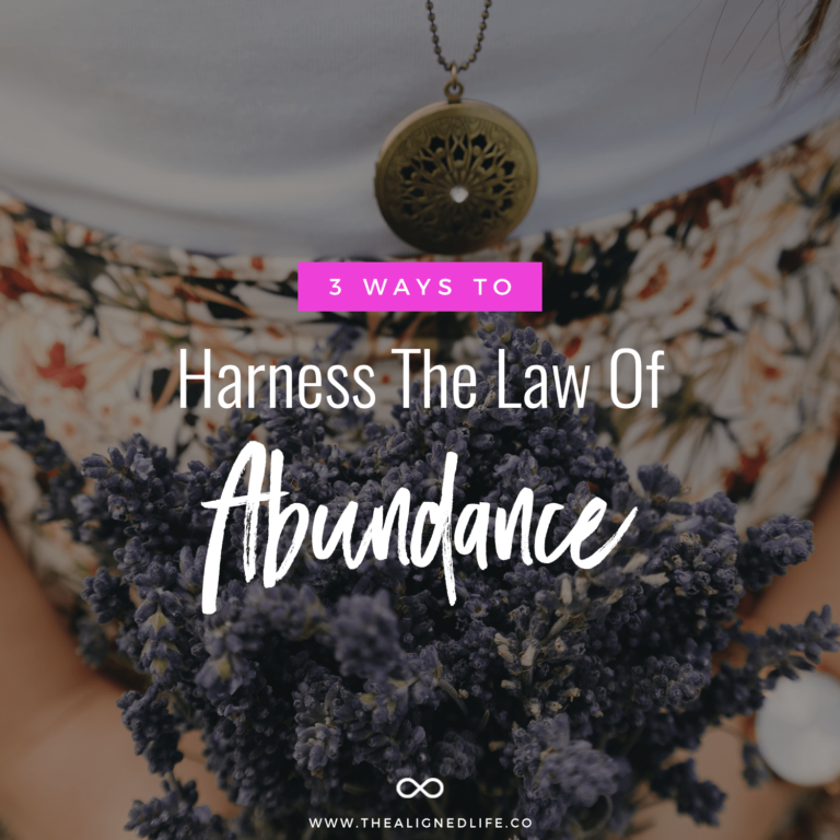 The Law Of Abundance: 3 Ways To Work With It