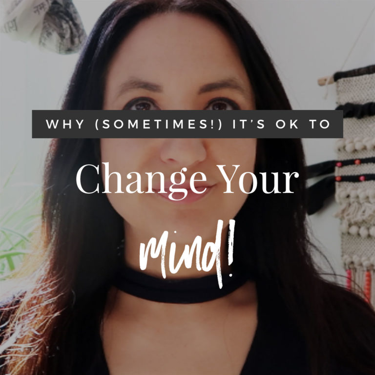 Video: Is It OK To Change Your Mind?