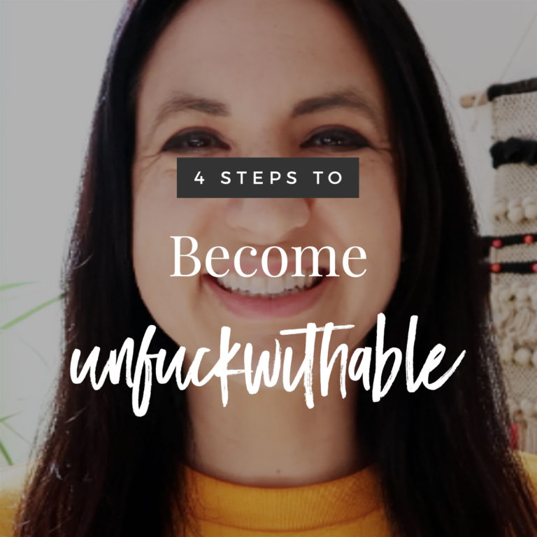 Video: 4 Steps To Become Unfuckwithable