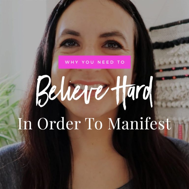 Video: Why You Need To Believe Hard To Manifest