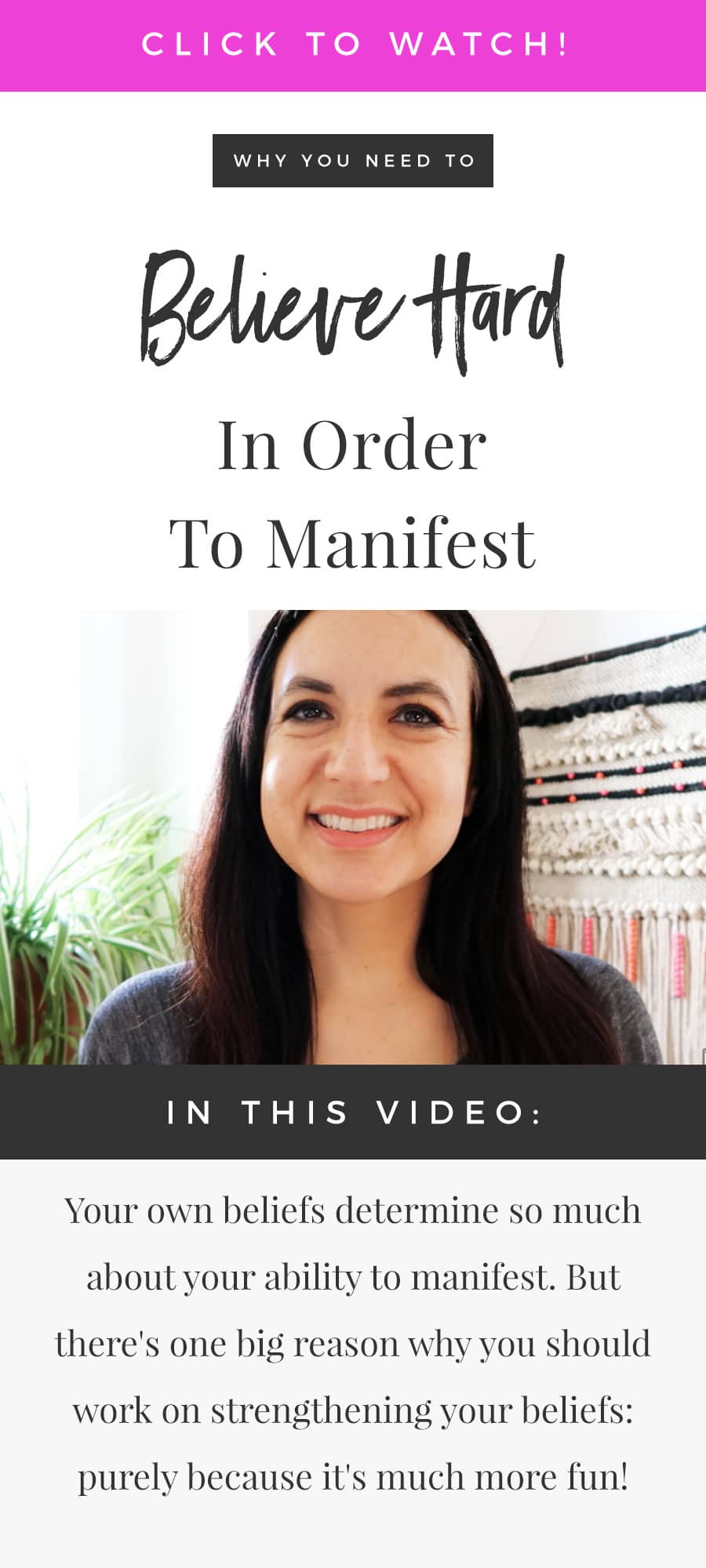 Why You Need To Believe Hard In Order To Manifest