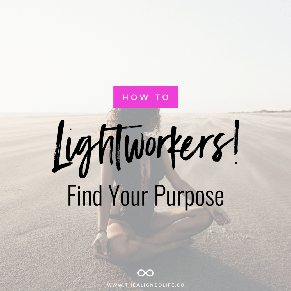 girl on the beach with text that reads Lightworkers! 3 Questions To Help You Find Your Purpose