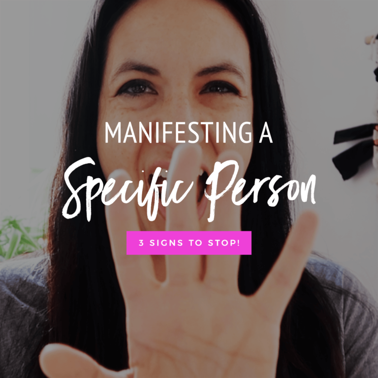 Video: When To Stop Manifesting A Specific Person