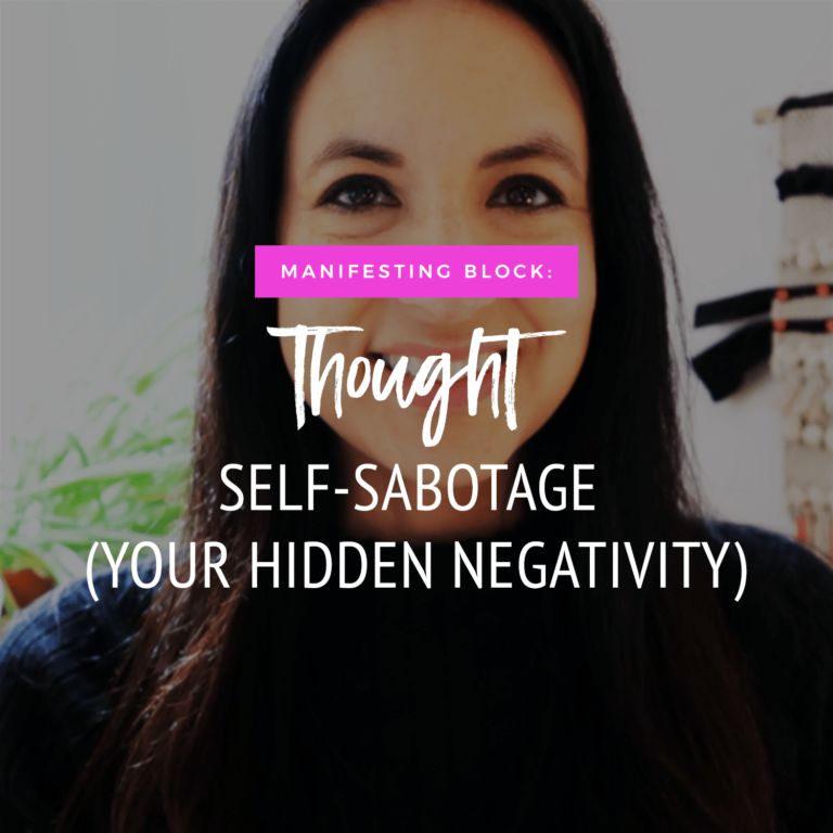 Video: Thought Self Sabotage (Your Hidden Negativity)