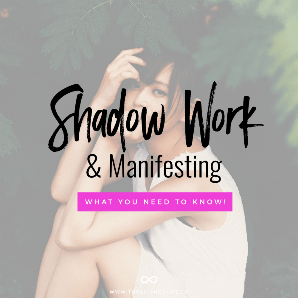 girl sitting on the ground with text Your Shadow + Manifesting: 3 Ways You're Self-Sabotaging