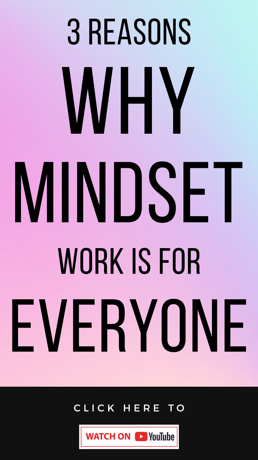 holographic background with text 3 Surprising Reasons Why Mindset Work Is For Everyone