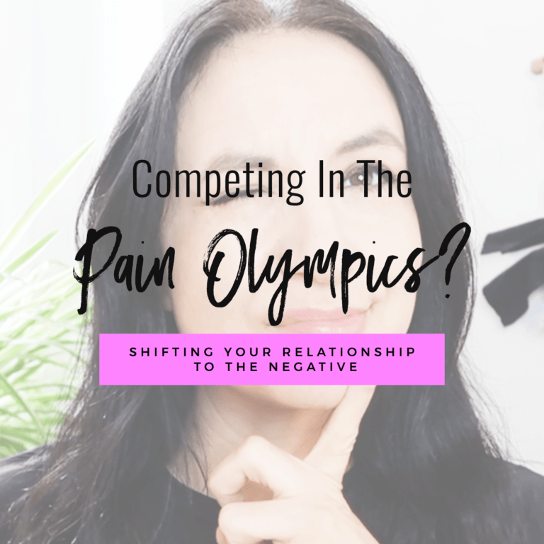 Video: Stop Competing In The Pain Olympics!