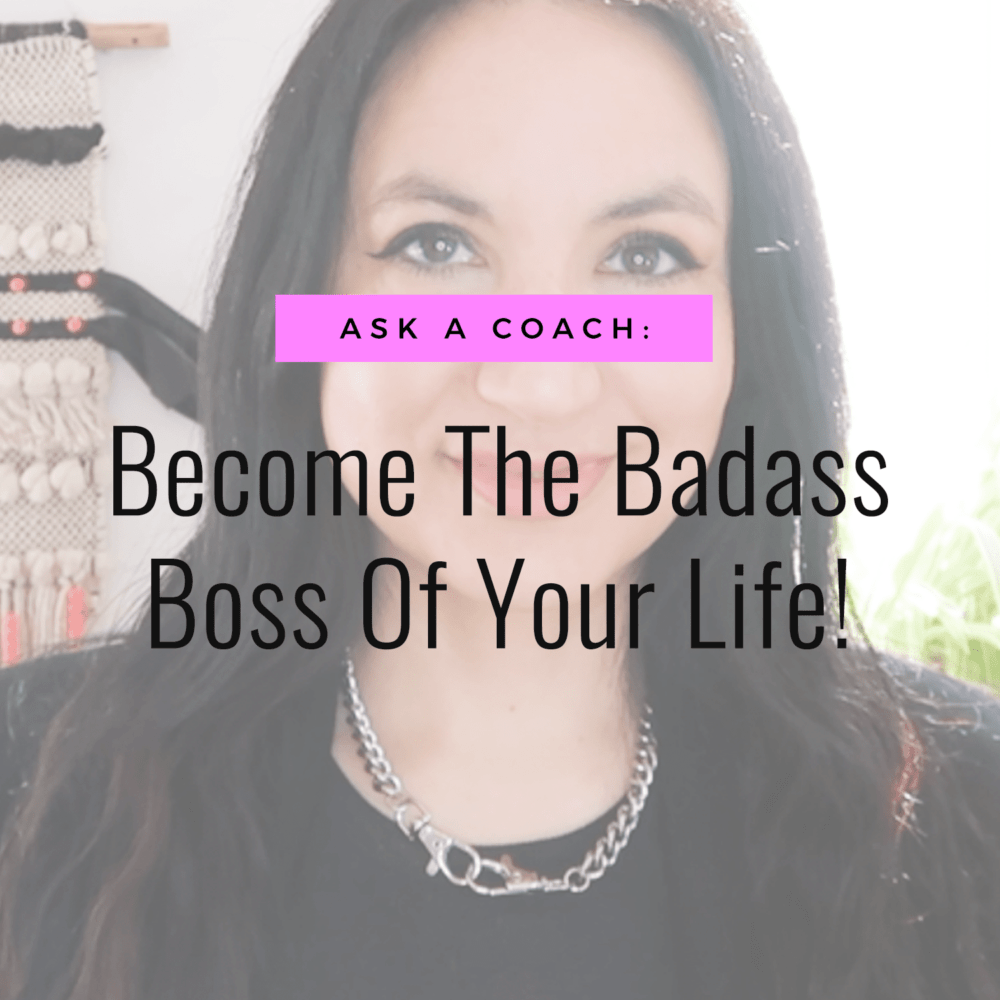 Jenn Stevens with text Become The Badass Boss Of Your Life
