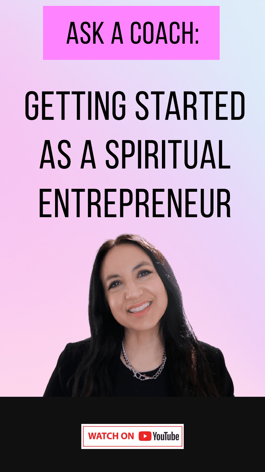 Jenn Stevens with text Getting Started As A Spiritual Entrepreneur