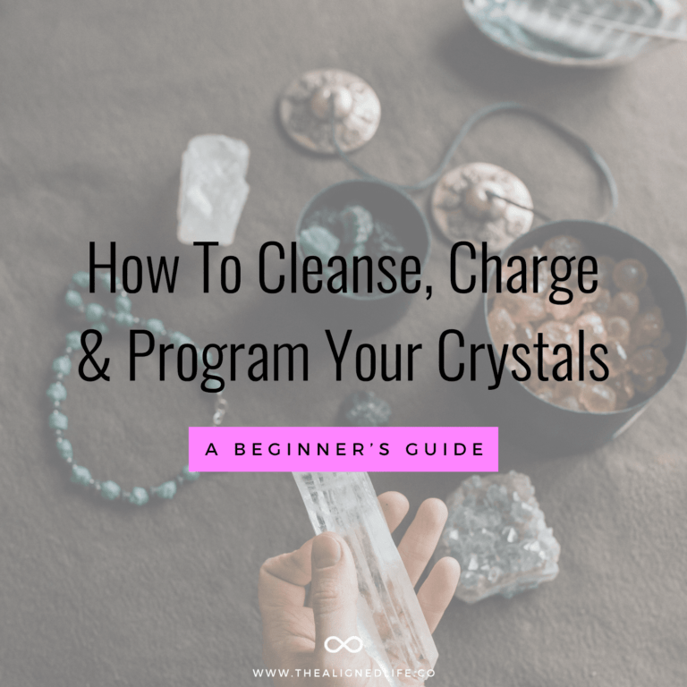 How To Cleanse, Charge & Program Your Crystals
