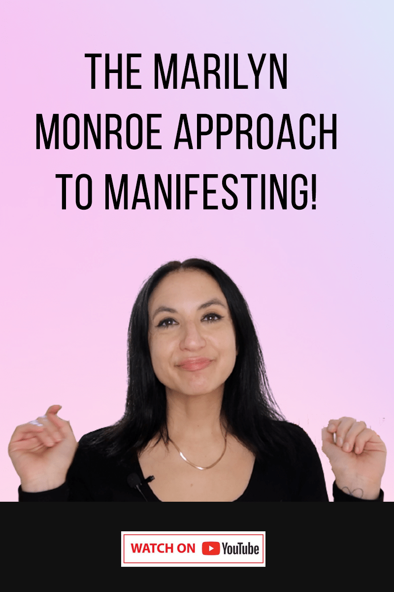 The Marilyn Monroe Approach To Manifesting! | You Want To Try THIS