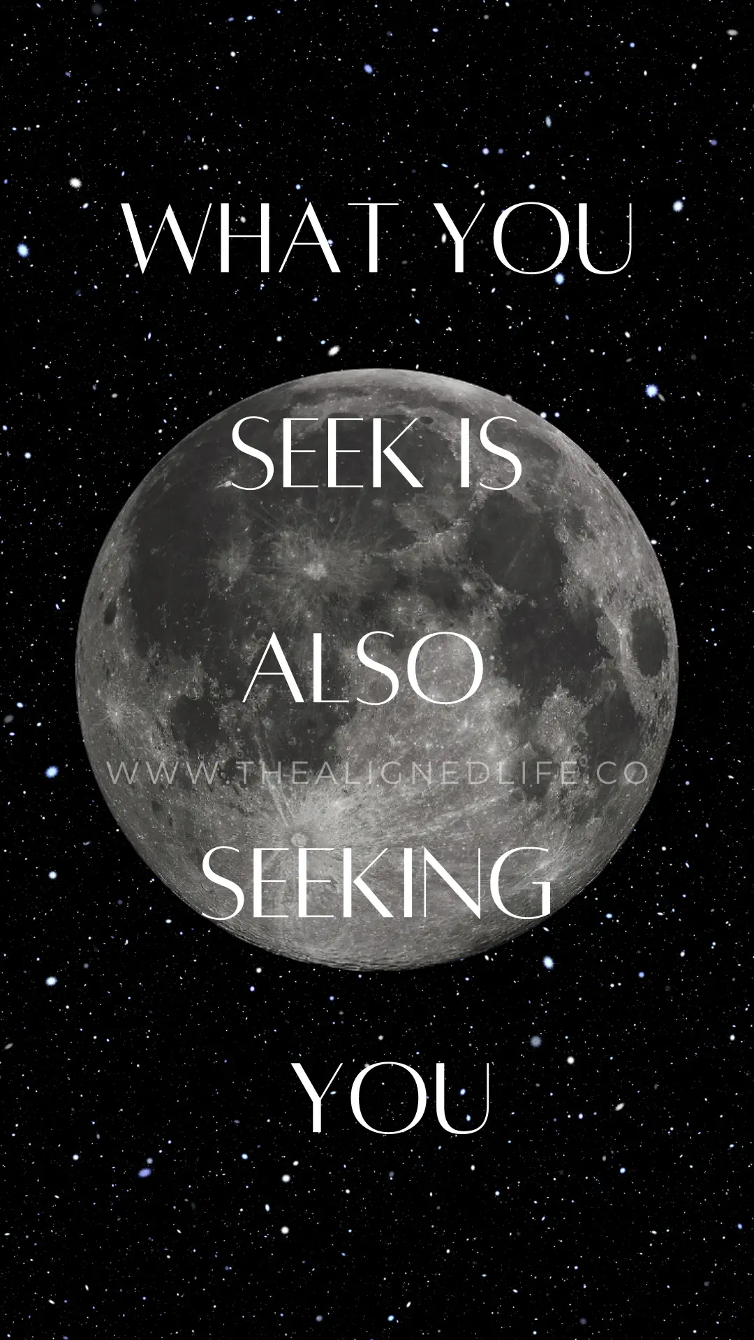 What You Seek Is Also Seeking You