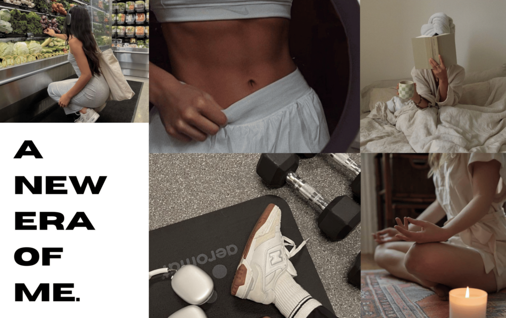 A New Era of Me | Manifest Health Vision Board Desktop Wallpaper