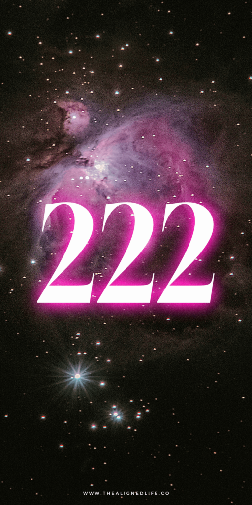 pink stars in outer space | The Meaning Of Angel Number 222 | The Aligned Life Manifestation + Spirituality Blog