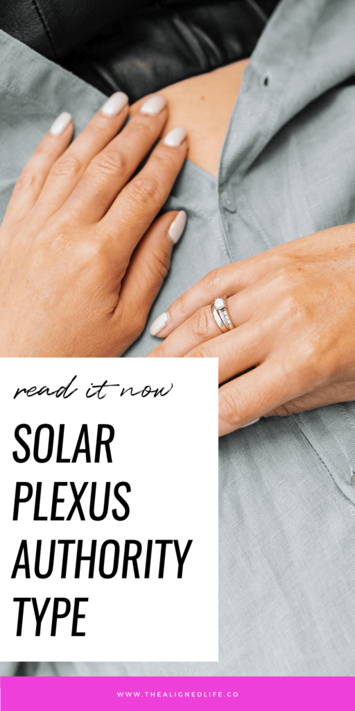woman with her hands on her stomach | Solar Plexus Authority | Emotional Authority In Human Design | The Aligned Life Manifestation + Spirituality Blog