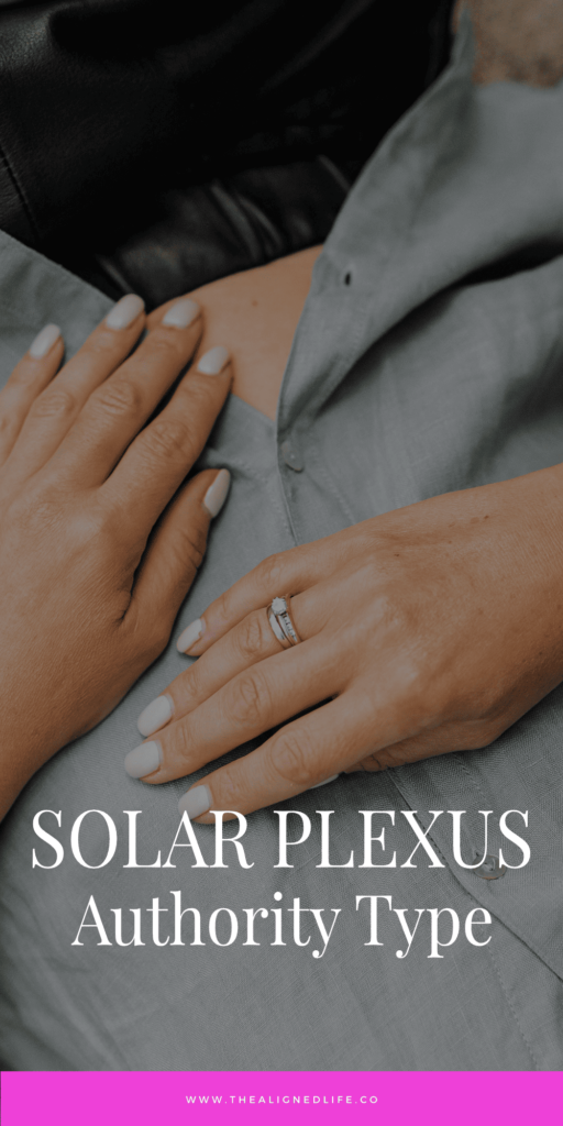 woman with her hands on her stomach | Solar Plexus Authority | Emotional Authority In Human Design | The Aligned Life Manifestation + Spirituality Blog