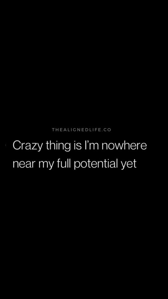 Crazy Thing Is | The Aligned Life Manifestation Wallpaper