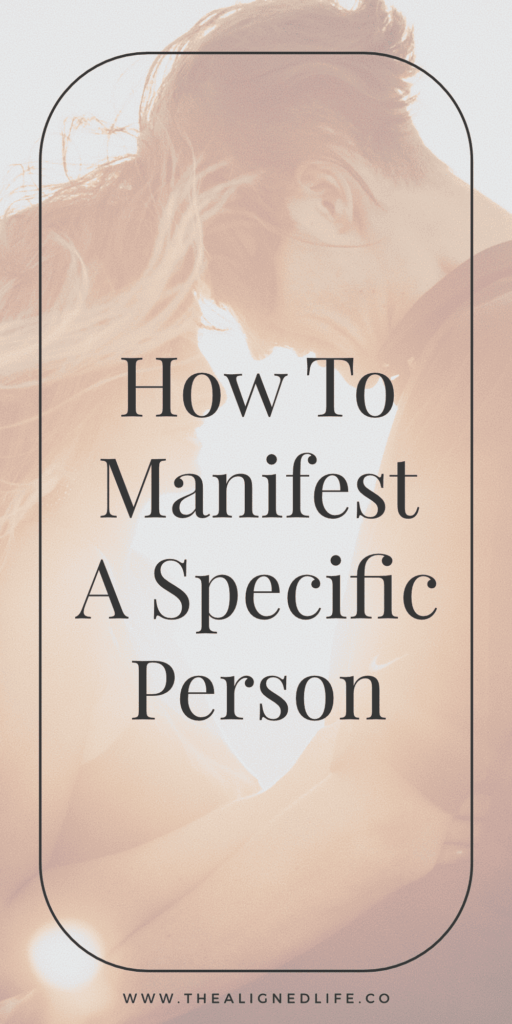 couple embracing with the sun behind them | How To Manifest A Specific Person | The Aligned Life Manifestation Blog