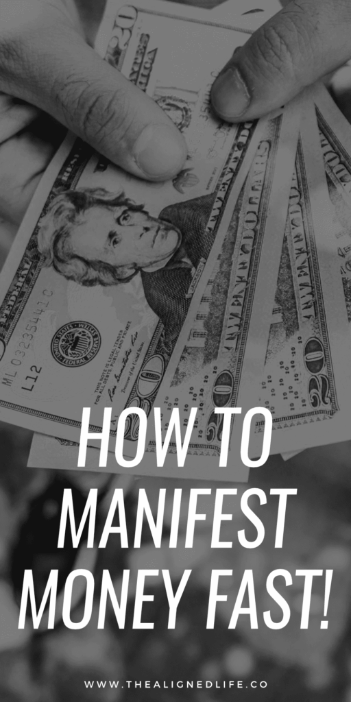 hands holding some $20 bills | 6 Keys To Manifest Money FAST! | The Aligned Life Manifestation Blog