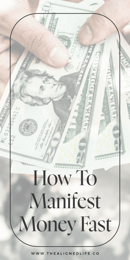 hands holding some $20 bills | 6 Keys To Manifest Money FAST! | The Aligned Life Manifestation Blog