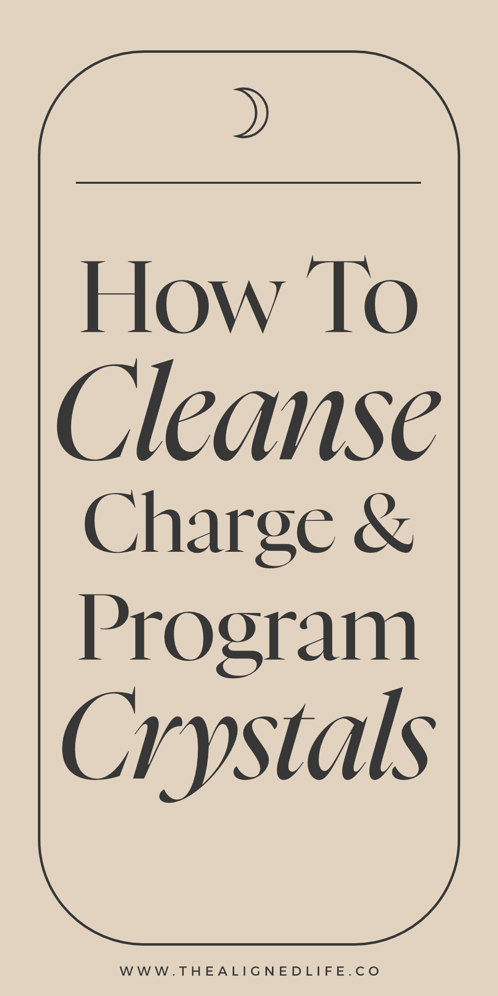 How To Cleanse, Charge & Program Your Crystals | The Aligned Life