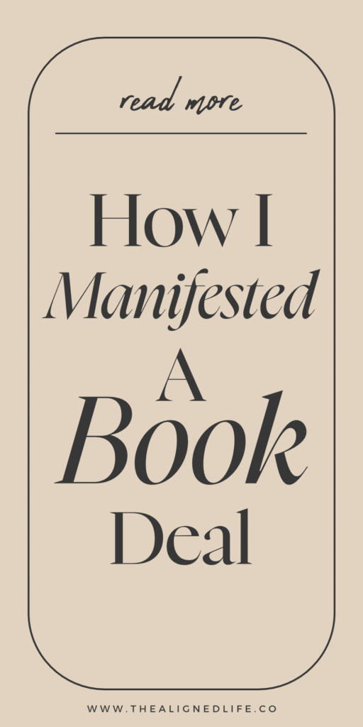 beige background | How I Manifested A Book Deal | The Aligned Life Manifestation Blog