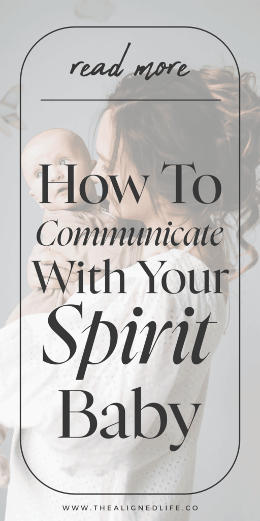 woman holding a baby | How To Communicate With Your Spirit Baby | The Aligned Life Manifestation Blog