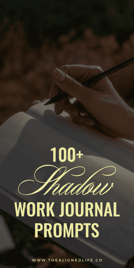 hand with pen and journal | 100+ Shadow Work Journal Prompts
