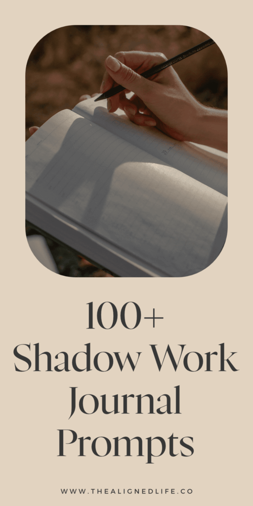 hand with pen and journal | 100+ Shadow Work Journal Prompts