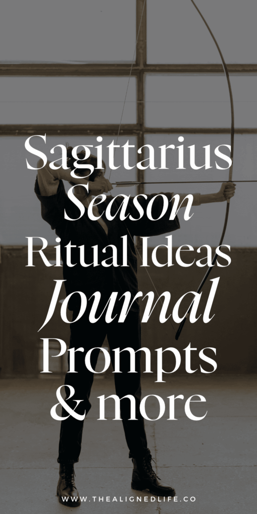 woman with a bow and arrow | Sagittarius Season Report: Rituals, Journal Prompts + More
