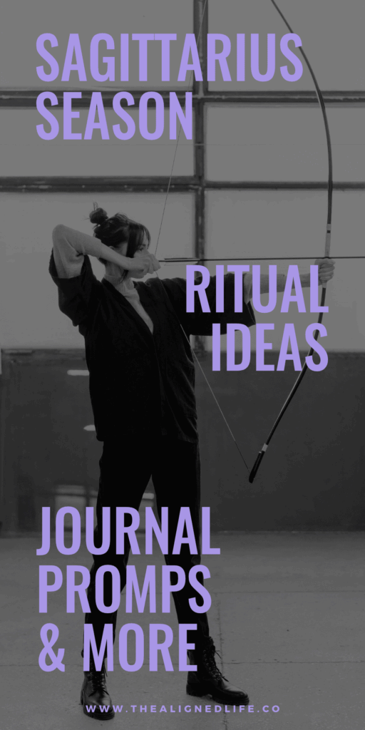 woman with a bow and arrow | Sagittarius Season Report: Rituals, Journal Prompts + More