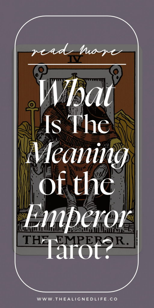 The Emperor tarot card from the Rider Waite deck | The Emperor Tarot Card Meaning & Guide