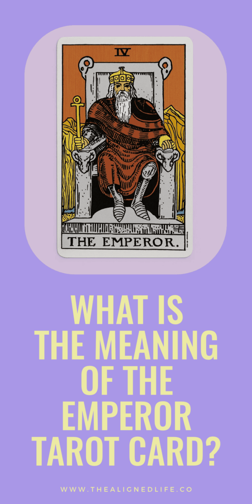 The Emperor tarot card from the Rider Waite deck | The Emperor Tarot Card Meaning & Guide