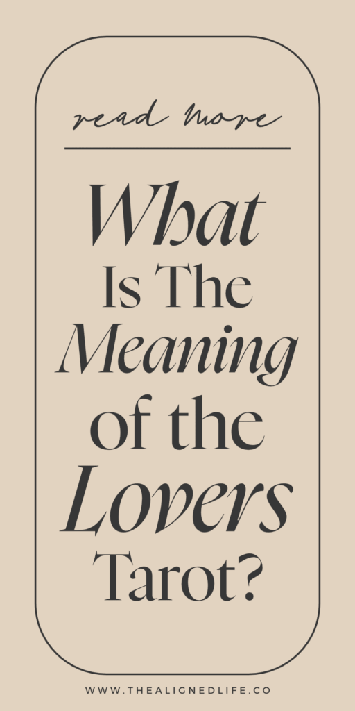 The Lovers Tarot Card Meaning & Guide