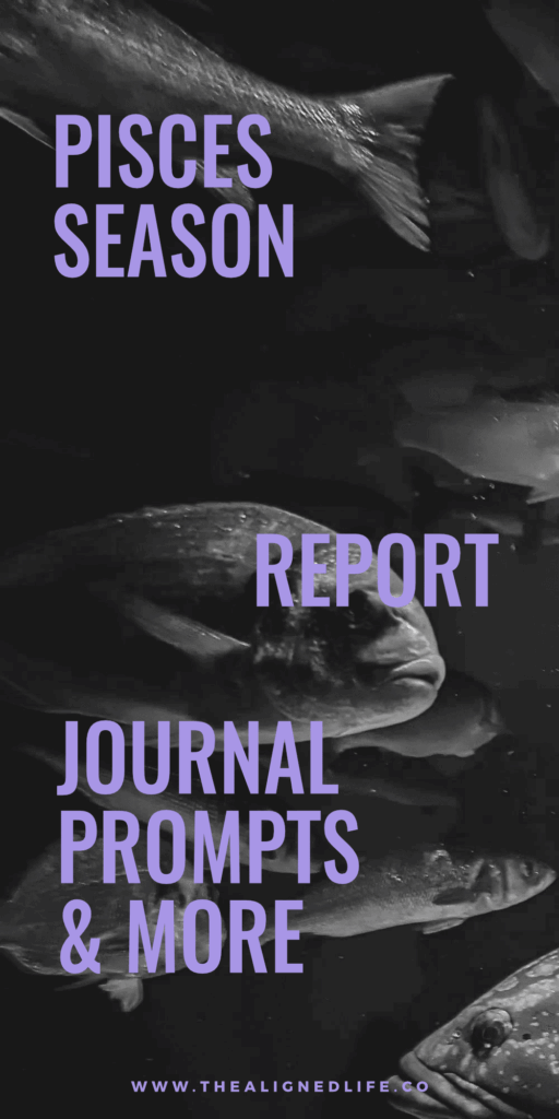 fish swimming in dark water | Pisces Season Report: Journal Prompts, Ritual Ideas & More | The Aligned Life Manifestation Blog